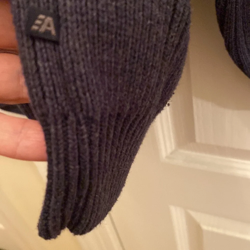 ARROW Mens Crew Neck Pullover Sweater Blue Window Pane Knit L Large NWT lcsr $50